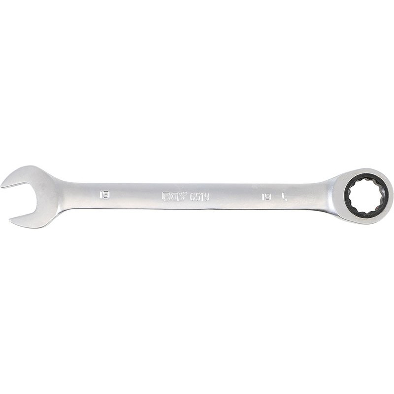 Polissage satiné. Peigne à cliquet. Clé 19mm L.245 - Code BGS6519
