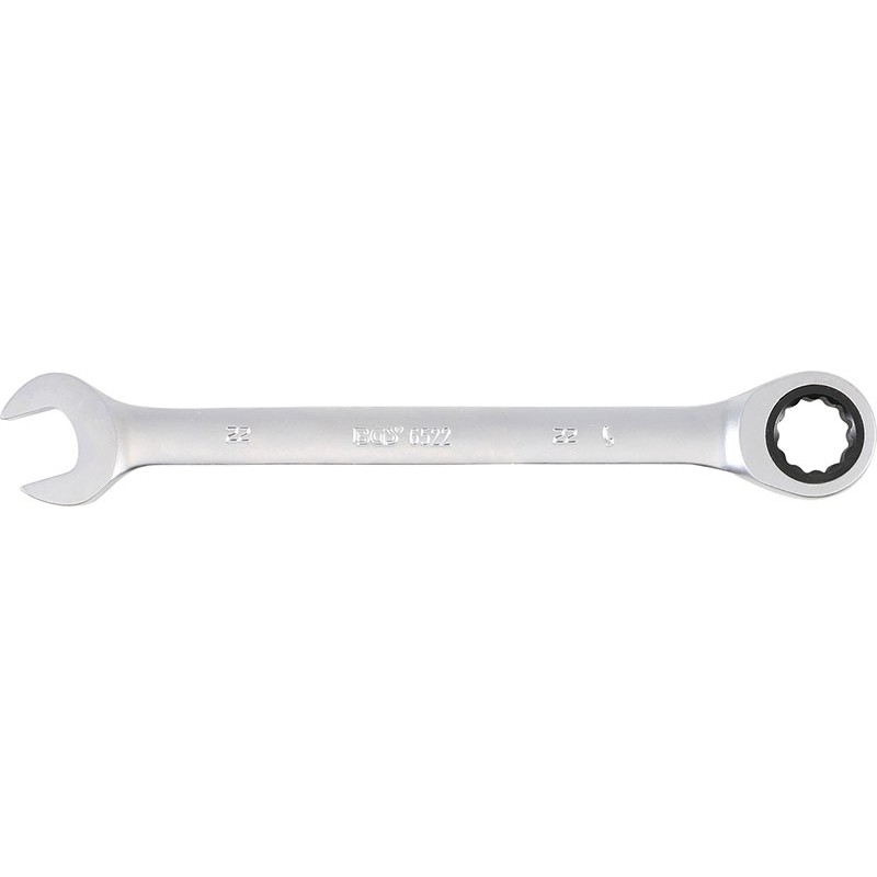 Clé à cliquet polygonale satinée 22 mm L.290 - Code BGS6522