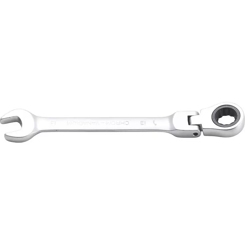 Combi Wrench Ratchet Polyg.C/Joint 8mm L.140 - Code BGS6708 - image