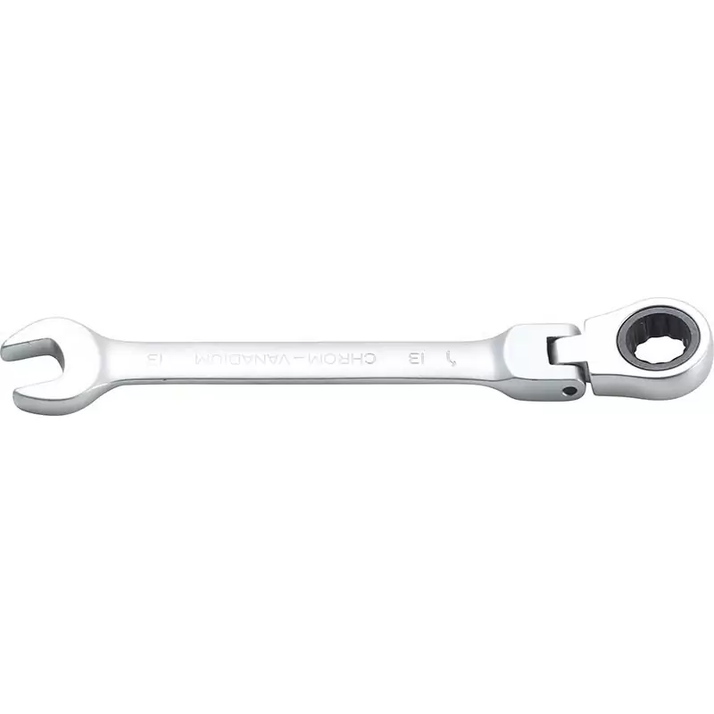 Combi Wrench Ratchet Polyg.C/Joint 13mm L.180 - Code BGS6713 - image