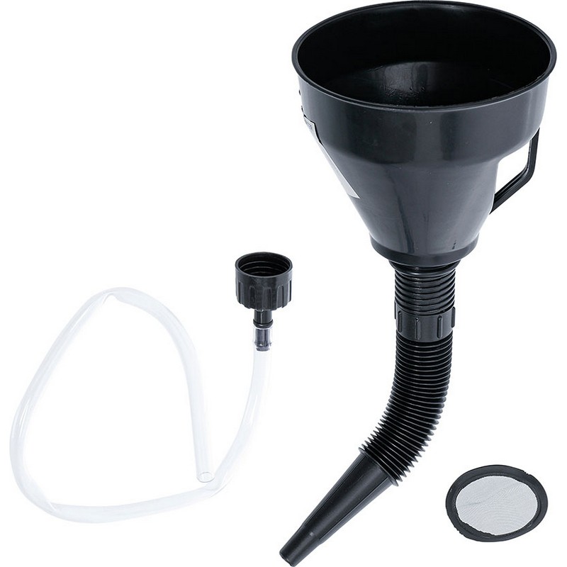 Set 3 Pcs, Funnel W/Flexible Hose And Transparent Tube, ¤ 135 M - Code BGS6866