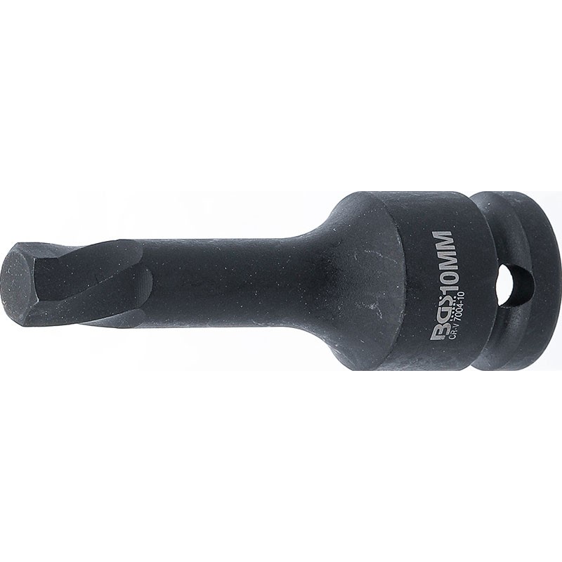 Screw Extractors, 1/2Ö Connection, For Screws With 10mm Hexagon - Code BGS7004-10