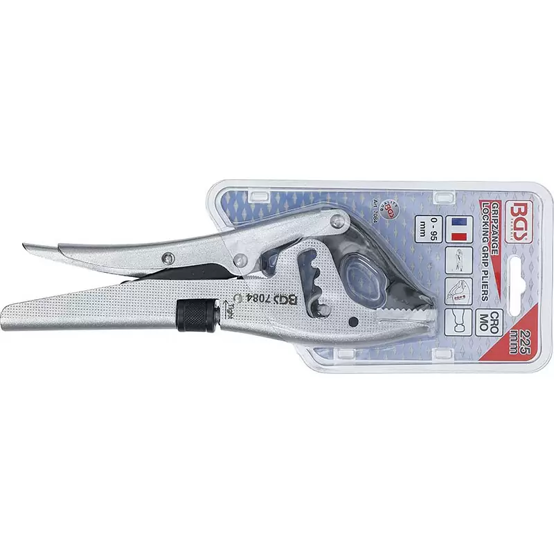 Self-Locking Pliers, 4-Way Adjustable, French Type, 225 Mm - Code BGS7084 #3