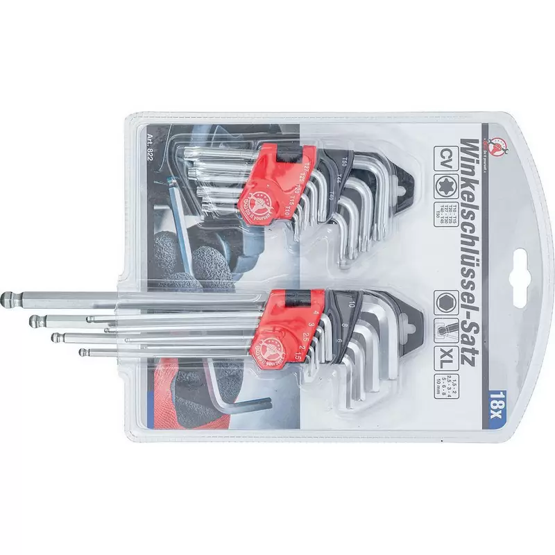 Set 2 Serie Chiavi Brugola E Torx - Codice BGS822 #2
