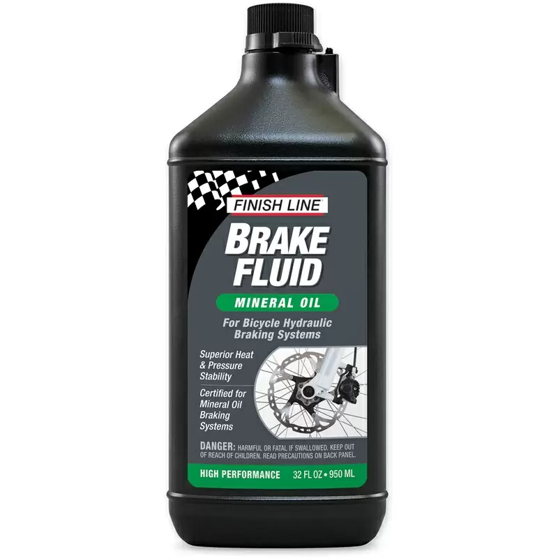 Olio Minerale Per Freni A Disco Brake Fluid A Goccia 950ml - image