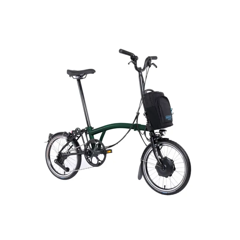 Cine de línea C Electric Cines 16 '' 4V 300WH DC Racing Green 2025 Plegable Bike - image