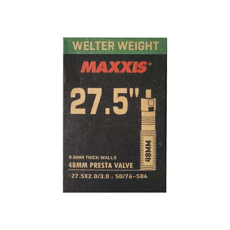 Air up 27.5x2.00-3.00 Válvula Presta 48mm Peso Welter extraíble - image