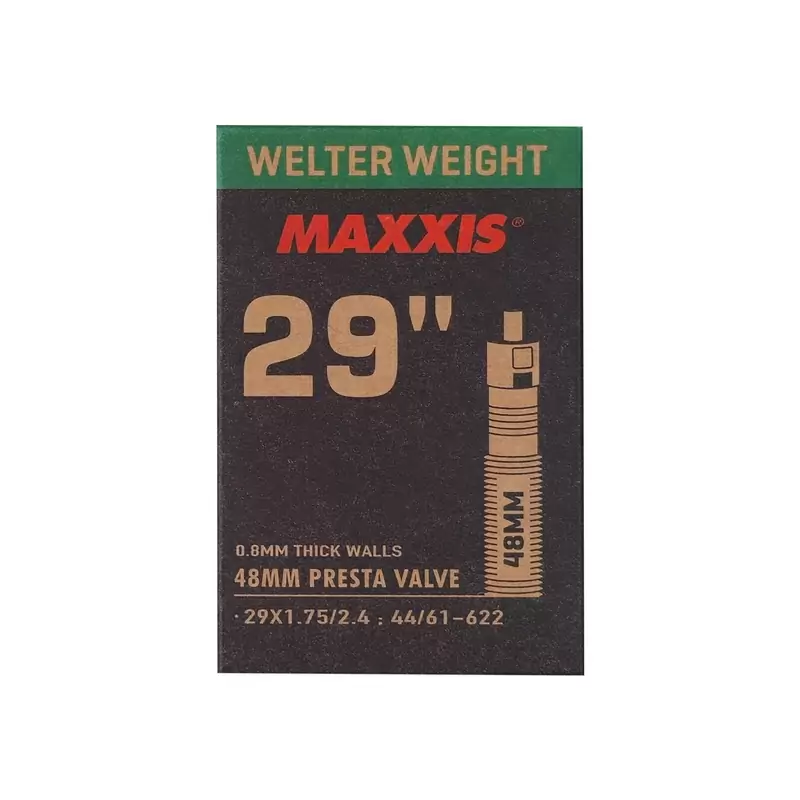 Tube intérieur 29x1.75-2.40 Présta Valve 48 mm Poids de welter amovible - image