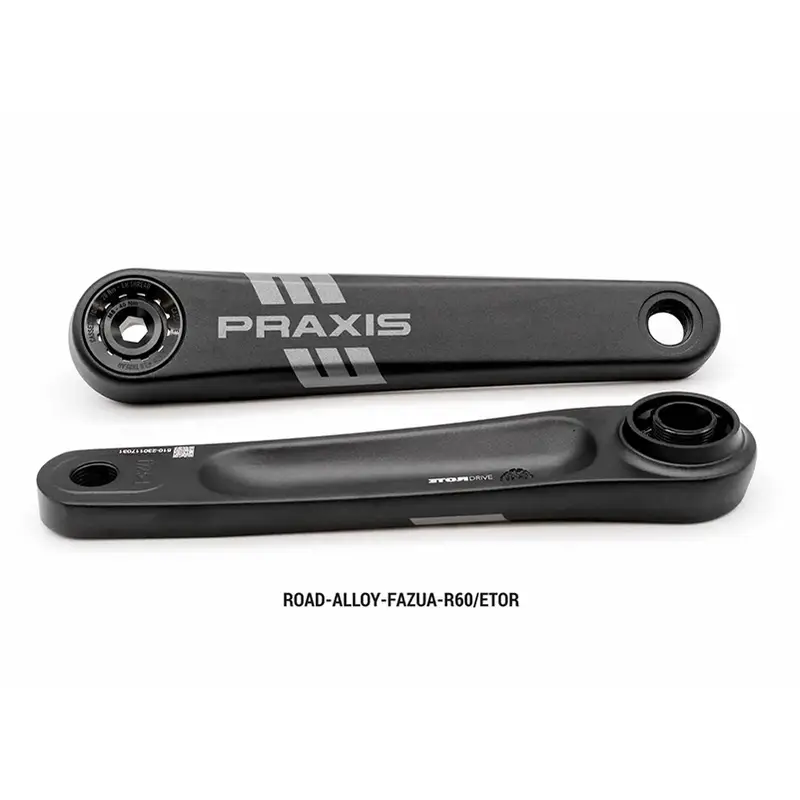 E-Bike Road Crank Arms Aluminum Fazua R60 172.5mm Axle Etor - image