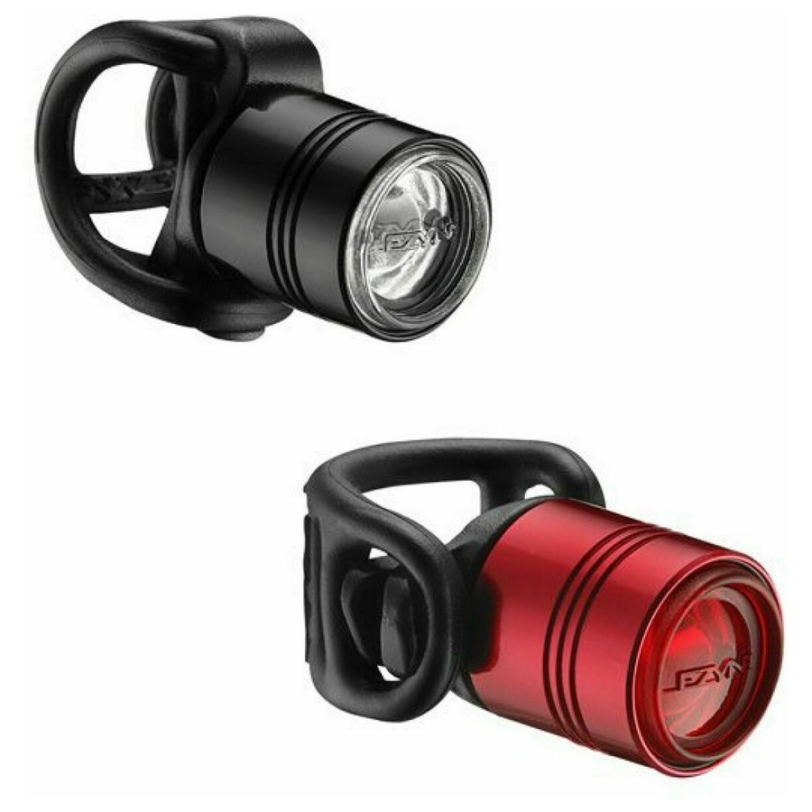Kit luci Femto Drive 15/7 lumen nero
