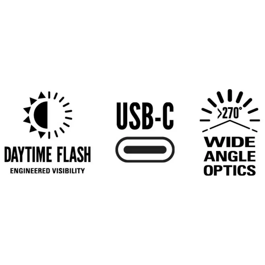 Strip Drive Pro 400+ Rear USB-Rücklicht 400 Lumen Schwarz #7