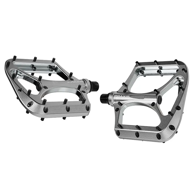 Flat Podium Pedale in Silberaluminium - image