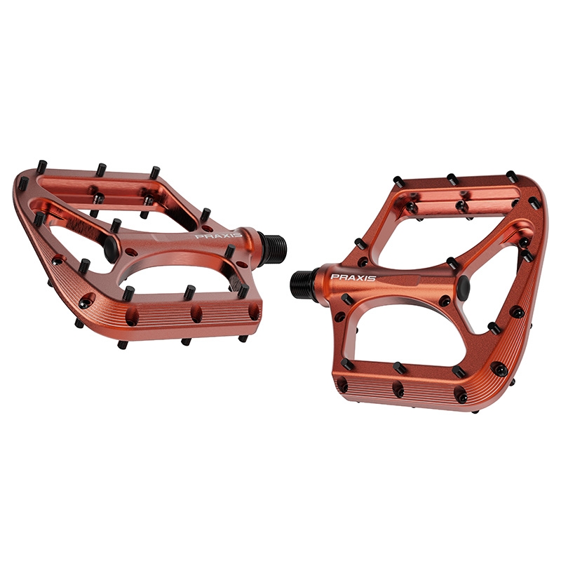 Flat Podium Aluminum Orange Pedals
