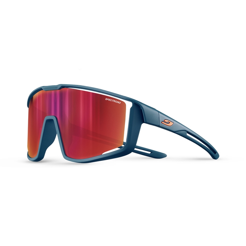 Occhiali Bambino Fury S Blu Petrolio Lente Spectron 3 Rosso