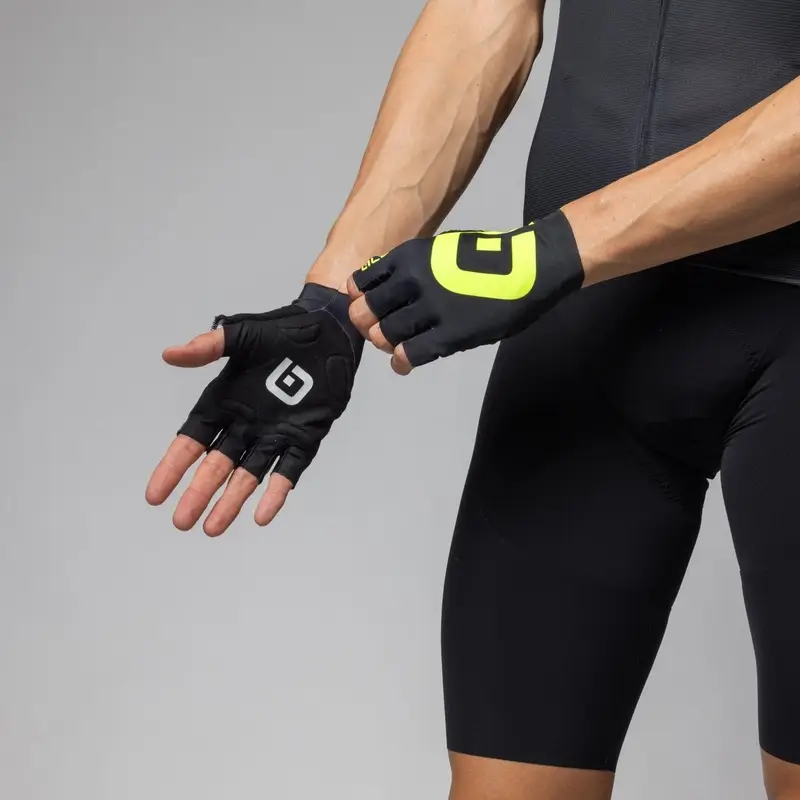 Guanti Strada Air Nero/Giallo Fluo Taglia XL #1