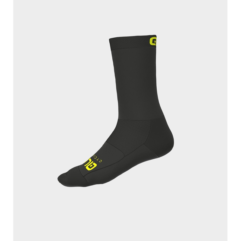Chaussettes d'Été Q-Skin 18cm Team Noir Taille S (36-39)