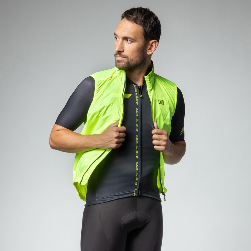 Gilet Light Pack Guscio Giallo Fluo Taglia S
