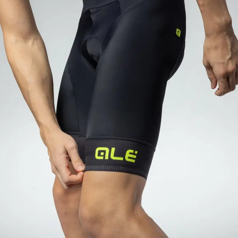 Pantaloncini Strada Corsa Nero/Giallo Fluo Taglia XXL #4