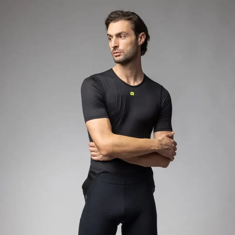 Maglia Intima A Maniche Corte Velo Active Nero Taglia XS/S - image