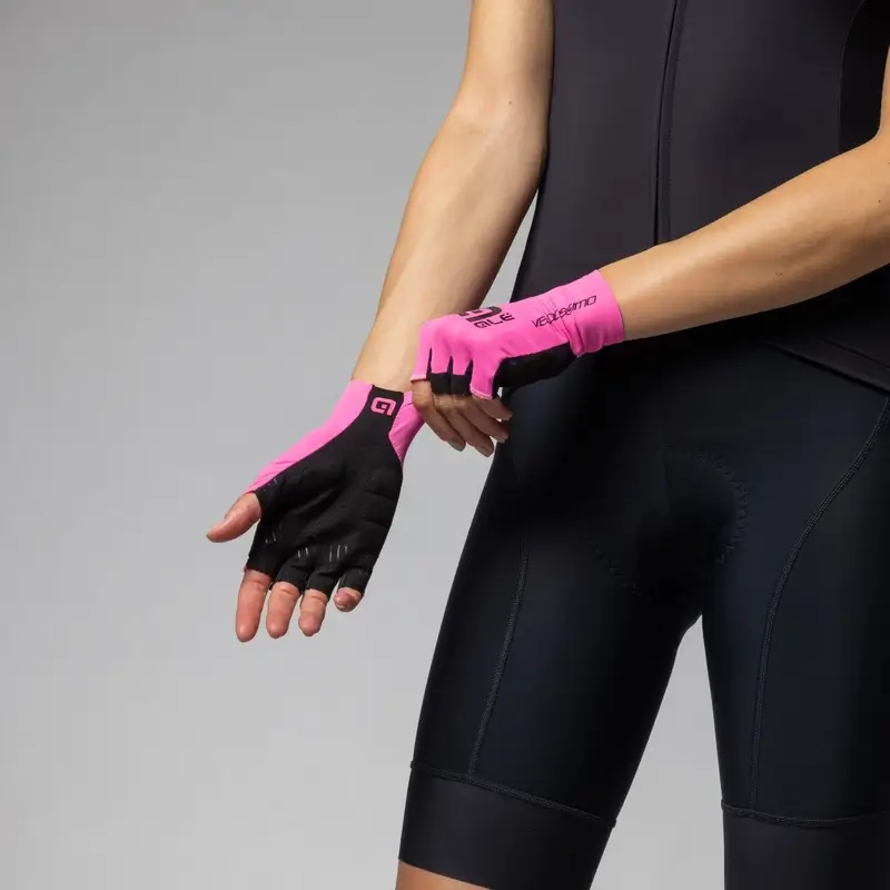 Gants Route Rapide Rose Fluo/Noir Taille XL #1