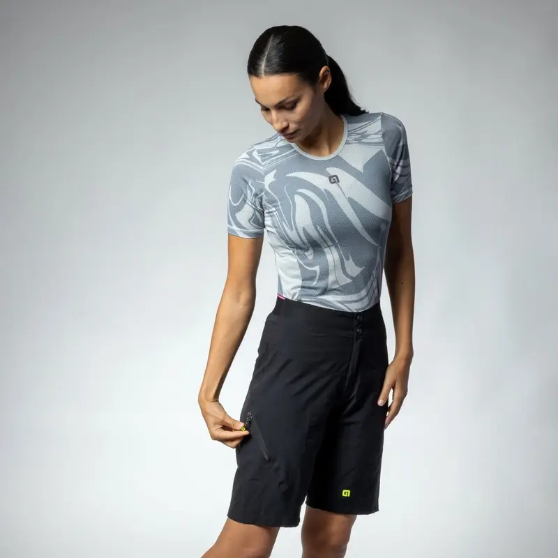 Pantalones cortos de MTB Enduro Off Road para mujer Negro Talla XS - image