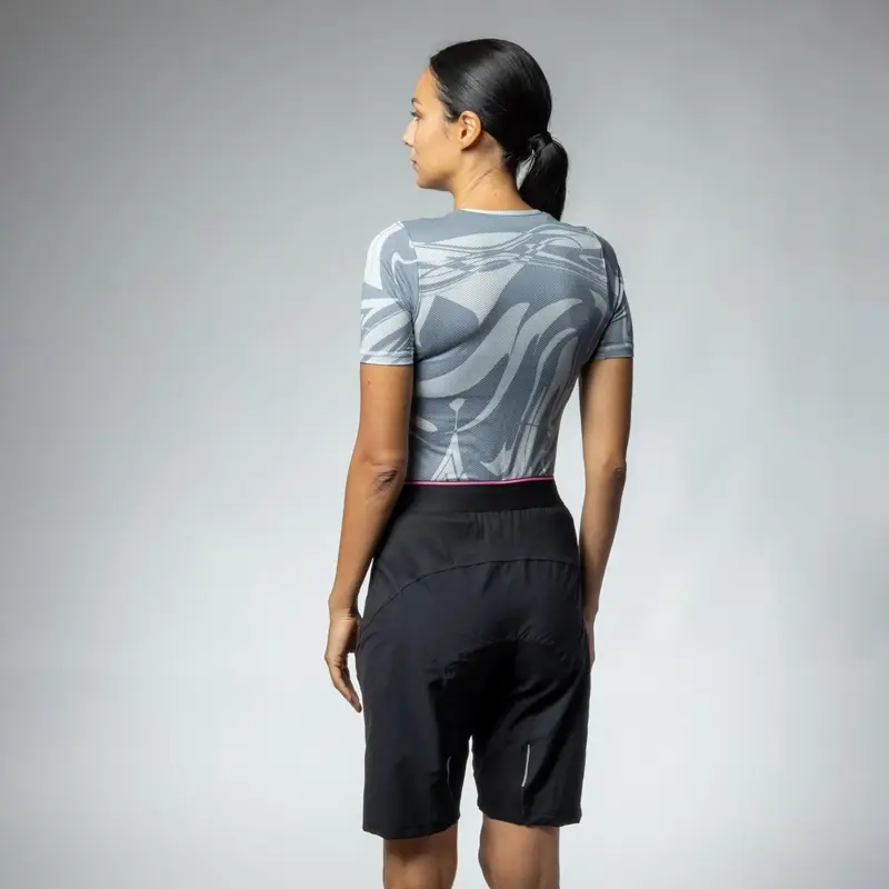 Pantalones Cortos de MTB Enduro Off Road para Mujer Negro Talla M #1