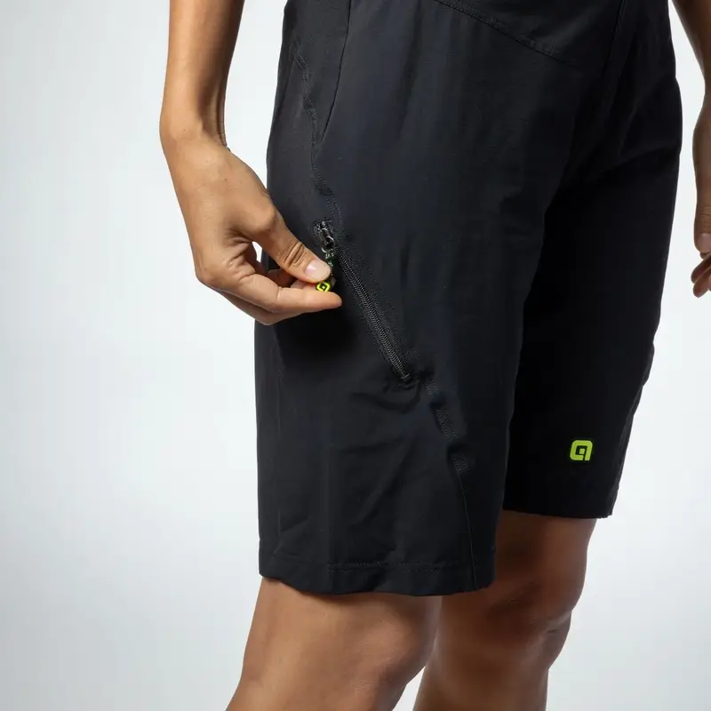 Pantalones cortos de MTB Enduro Off Road para mujer Negro Talla 5XL #3