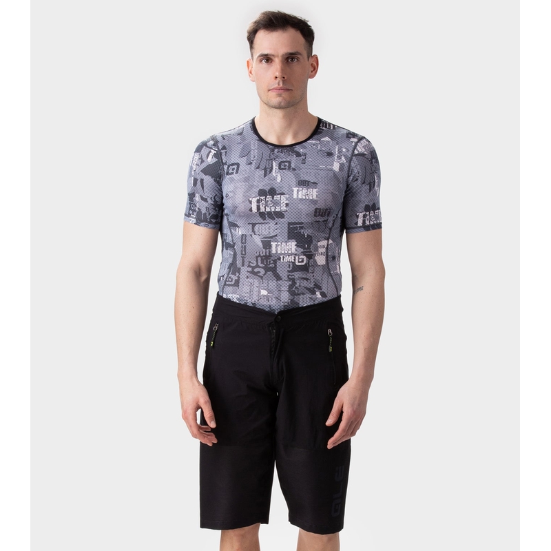 Short MTB Rock Off Road Noir/Gris Taille XXS