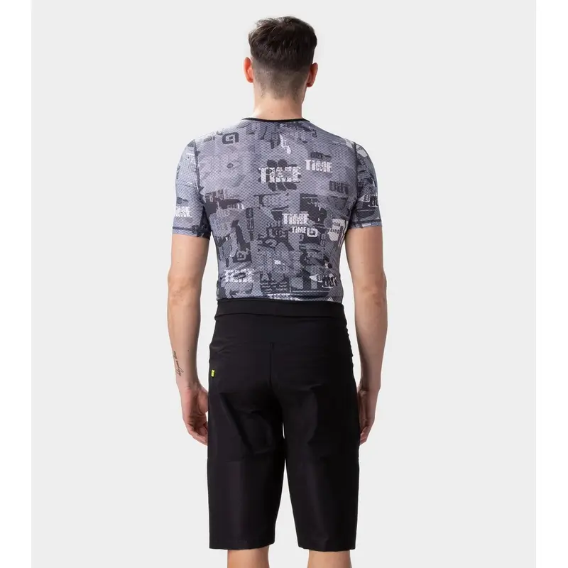 Pantalones cortos de MTB Rock Off Road Negro/Gris Talla M #1