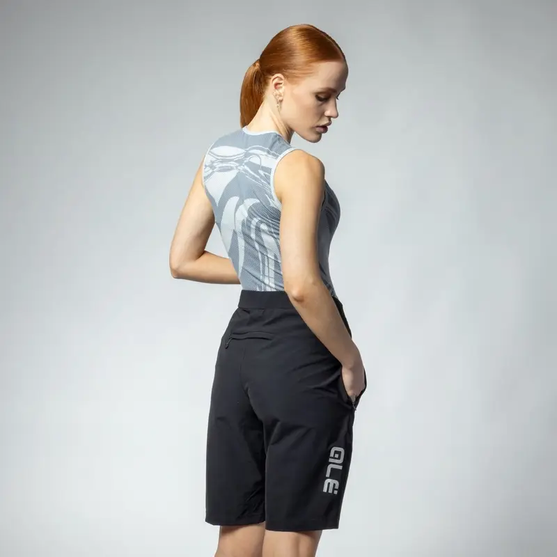 Pantaloncini Gravel Sierra Off Road Donna Nero Taglia XXS #1