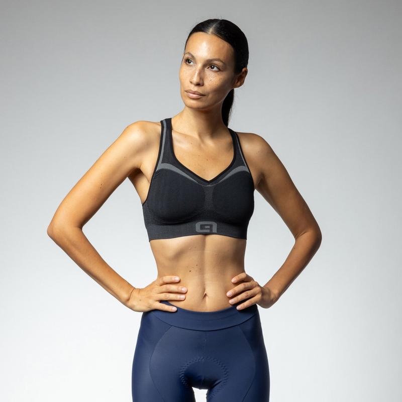 Reggiseno Ale Bra Donna Nero/Grigio Taglia M/L