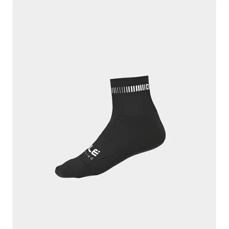 Calze Estive Q-Skin 12cm Logo Nero/Bianco Taglia S (36-39) - image
