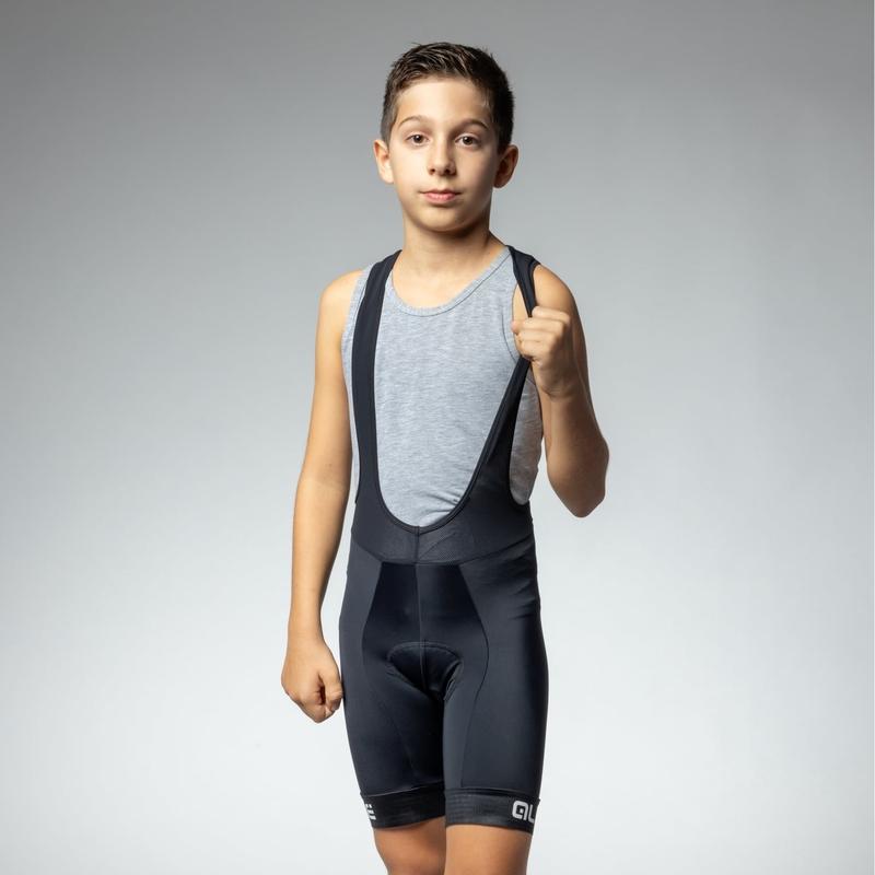 Cuissard Route Enfant Noir/Blanc Taille XS (8 Ans)