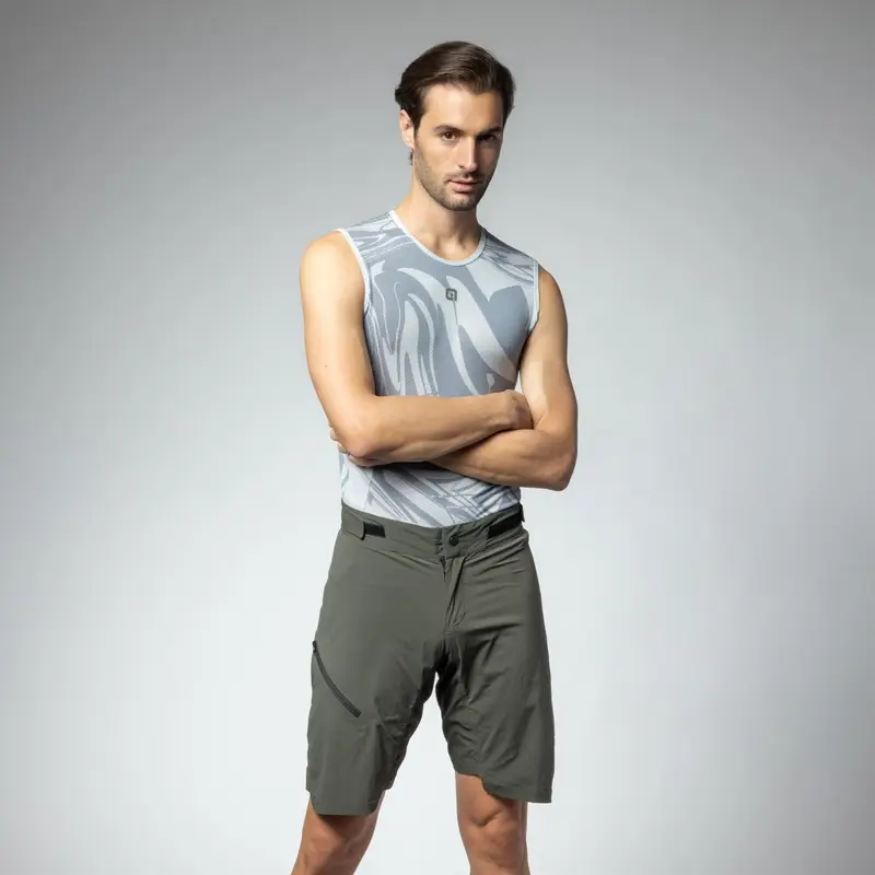 Pantaloncini Gravel Overland Off Road Verde Taglia XS - image