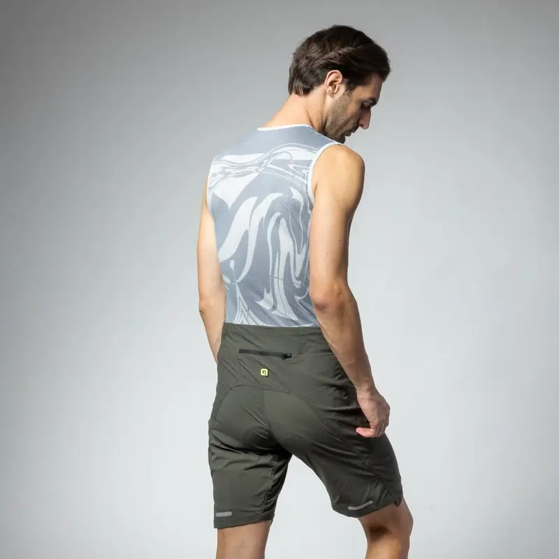 Pantaloncini Gravel Overland Off Road Verde Taglia XS #1