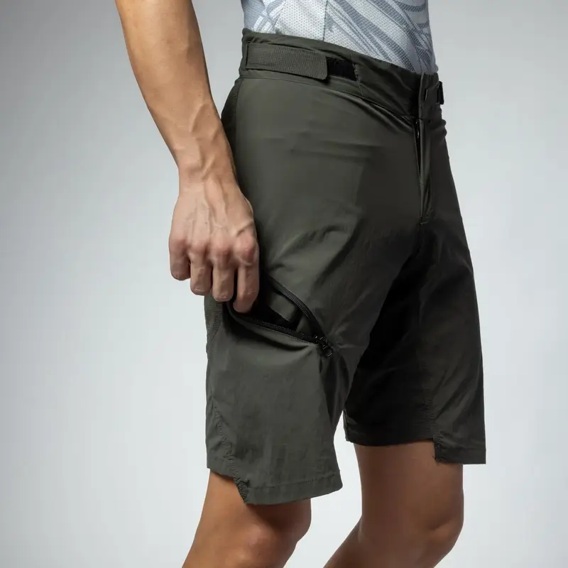 Pantaloncini Gravel Overland Off Road Verde Taglia XS #2