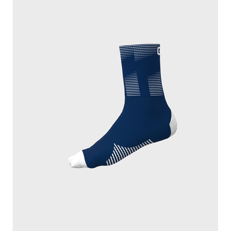 Calze Estive Q-Skin 16cm Sprint Blu Taglia M (40-43)