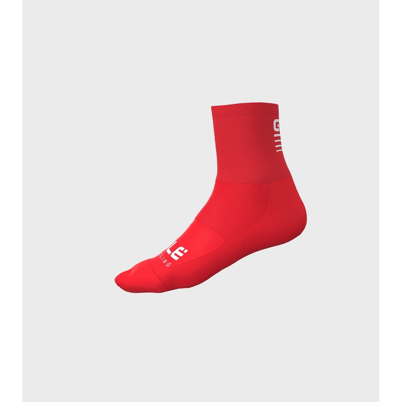 Calcetines de Verano Q-Skin 14cm Carretera 2.0 Rojo Talla M (40-43)