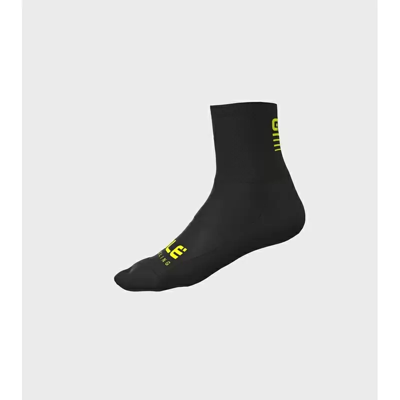 Calze Estive Q-Skin 14cm Strada 2.0 Nero/Giallo Fluo Taglia S (36-39) - image