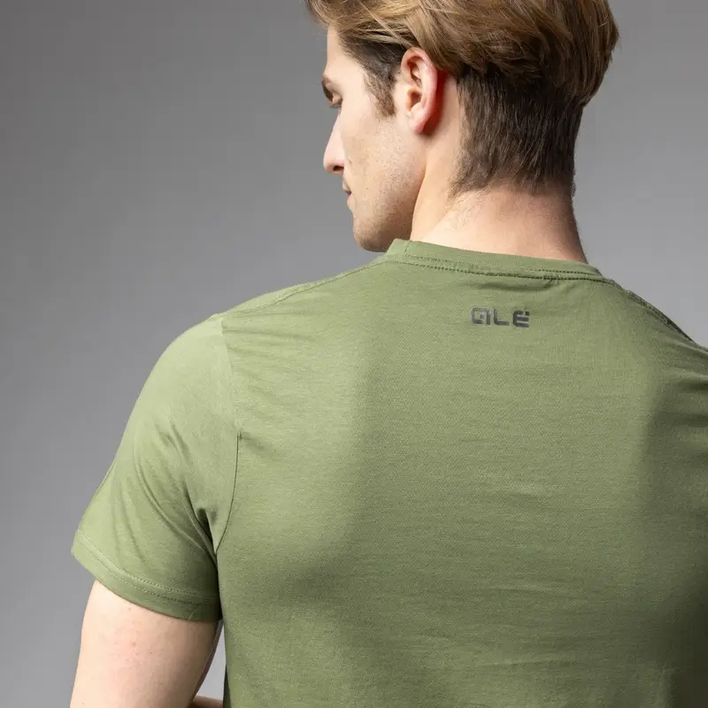 Grünes T-Shirt mit schwarzem Logo Größe XL #3