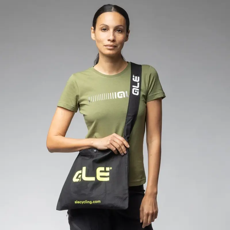 Schwarze Baumwolltasche - image