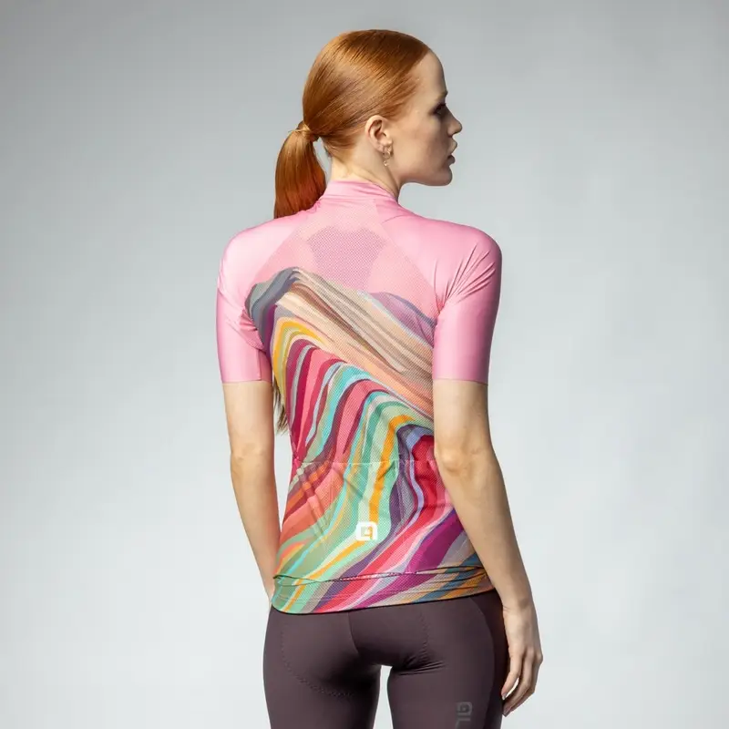 Maglia A Maniche Corte Rainbow PR-E Donna Rosa Taglia XXS #1