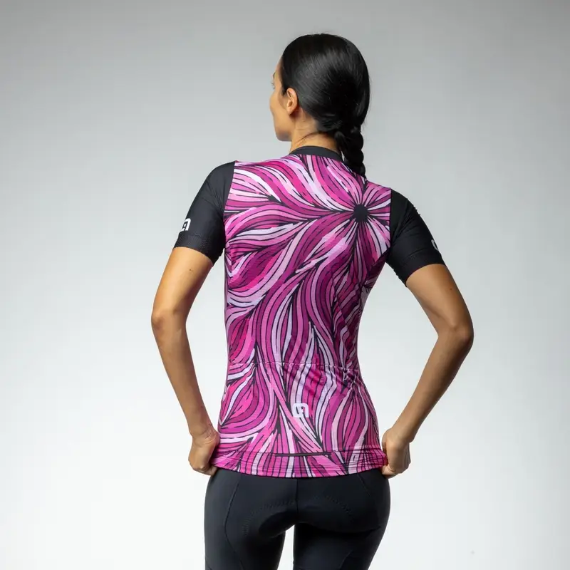 Maglia A Maniche Corte Art Pragma Donna Rosa Taglia XXS #5