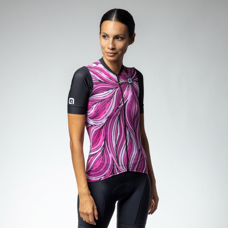 Art Pragma Short Sleeve Jersey Women's Pink Size XXXXL Alé Jerseys,