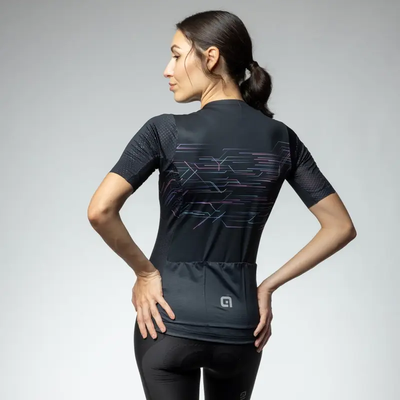 Maglia A Maniche Corte Megabyte PR-E Donna Nero Taglia XXS #1