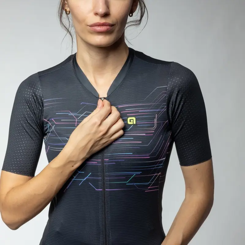 Maglia A Maniche Corte Megabyte PR-E Donna Nero Taglia XXS #2