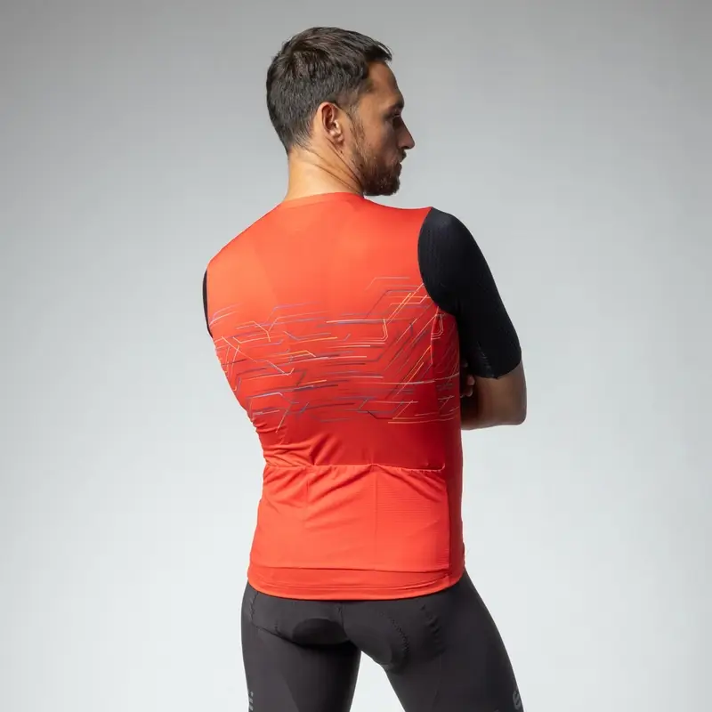 Maglia A Maniche Corte Megabyte PR-E Rosso Taglia XXS #1