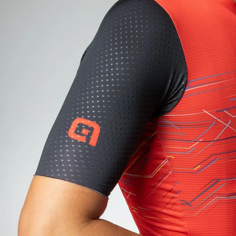 Maglia A Maniche Corte Megabyte PR-E Rosso Taglia XXS #3