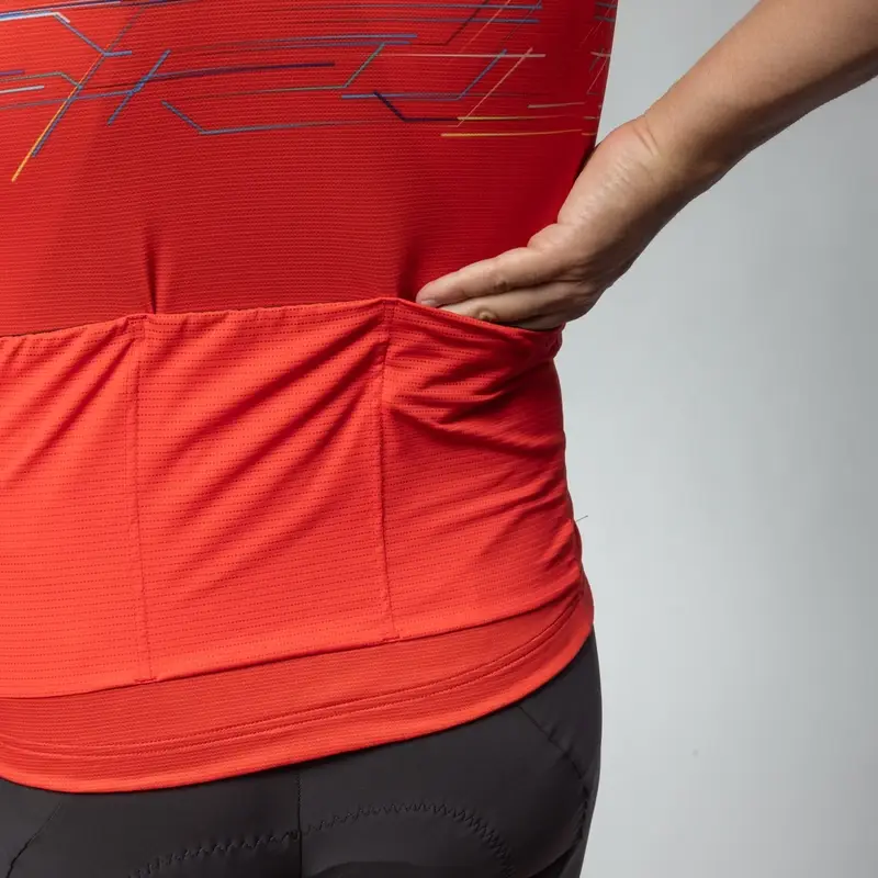 Maglia A Maniche Corte Megabyte PR-E Rosso Taglia XXS #4