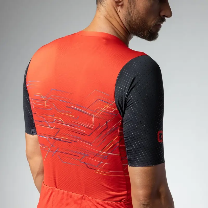 Maglia A Maniche Corte Megabyte PR-E Rosso Taglia XXS #5